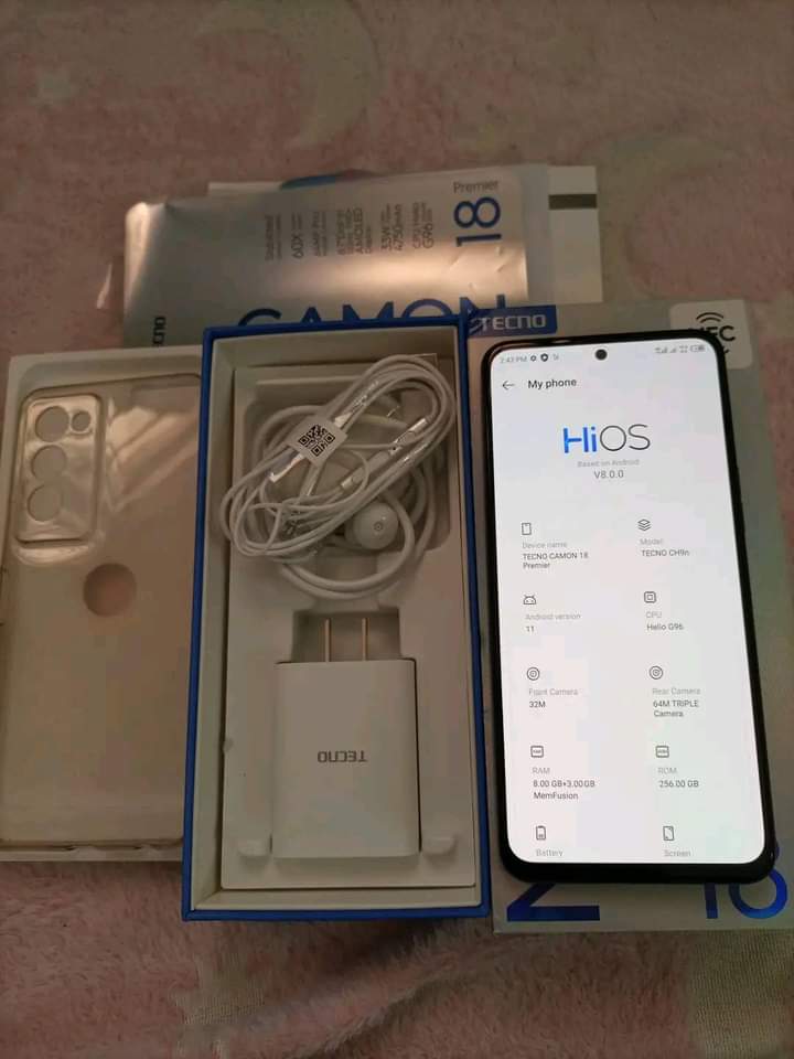 Tecno Camon 18 Premier is available at Efritin