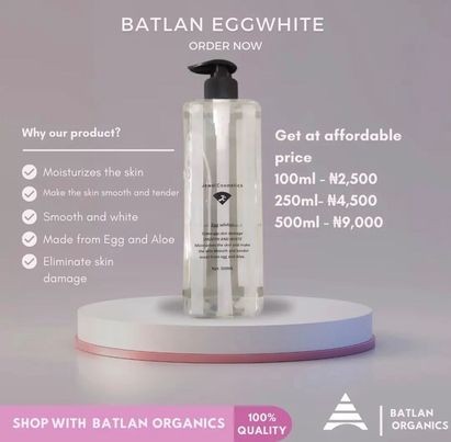 BATLAN EGG WHITE is available at Efritin