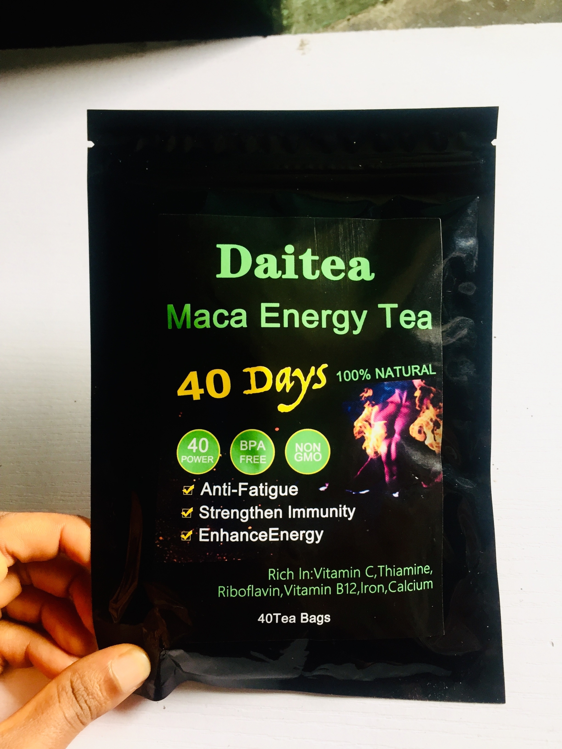 MACA TEA FOR MEN AND WOMEN'S ENJOYMENT is available at Efritin